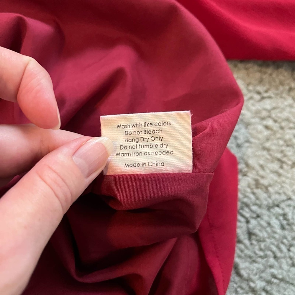 Rachel Parcell Red Ruffle Blouse - Picture 7 of 7